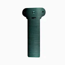 Motoscope Mini Combi Universele Montageplaat Zwart Geanodiseerd