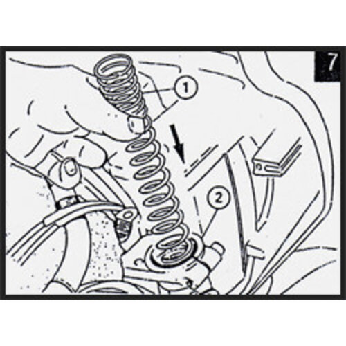 Hagon Yamaha XVS 1100 DRAG STAR 99> Kit de ressorts de fourche
