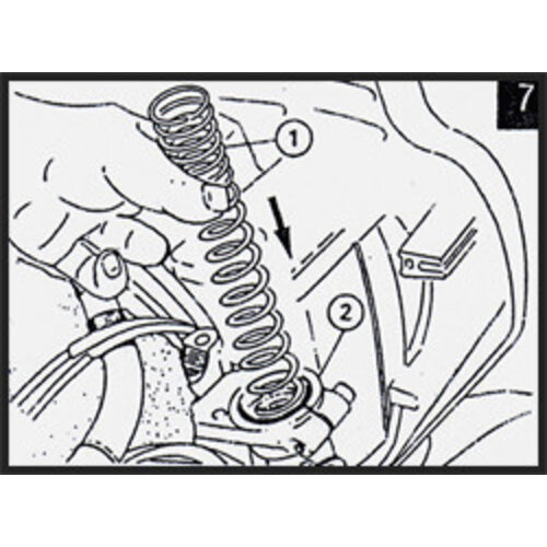 Hagon Kawasaki Z 650 C ***78> Kit molle forcella