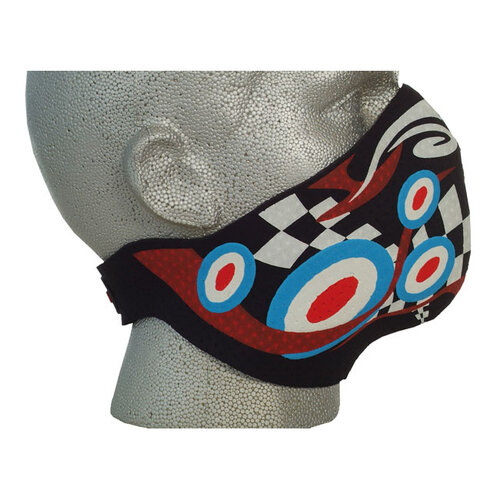 biker face mask Pyschedelic