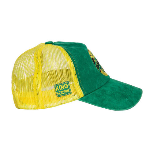 King Kerosin Casquette verte et jaune Garage Built