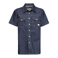 Motor Crew denim worker shirt dark blue wash