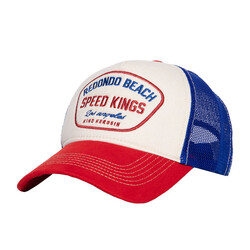 Redondo Beach cap beige/red