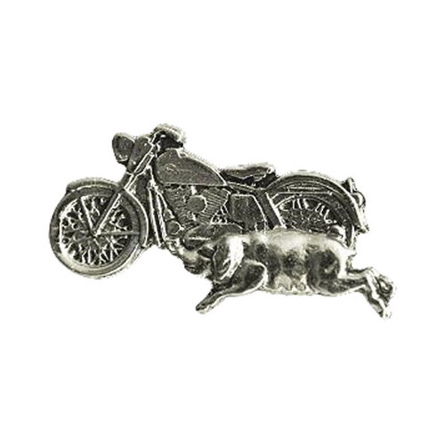 Biker-Pins Fahrrad mit Schweine-Pin