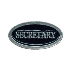 Secretary title pin