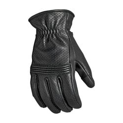 Wellington leather gloves black