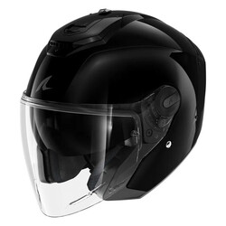 RS Jet Blank helmet glossy black