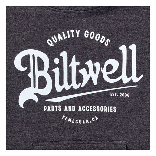 Biltwell Sudadera negra de calidad