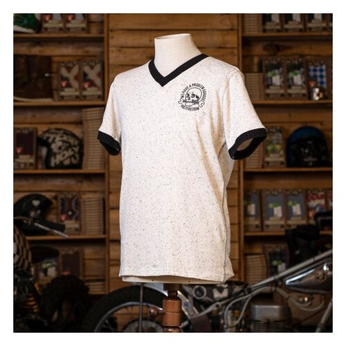 Holy Freedom Maglietta V-Black no cotone