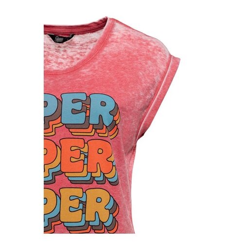 King Kerosin Super cutie t-shirt old pink