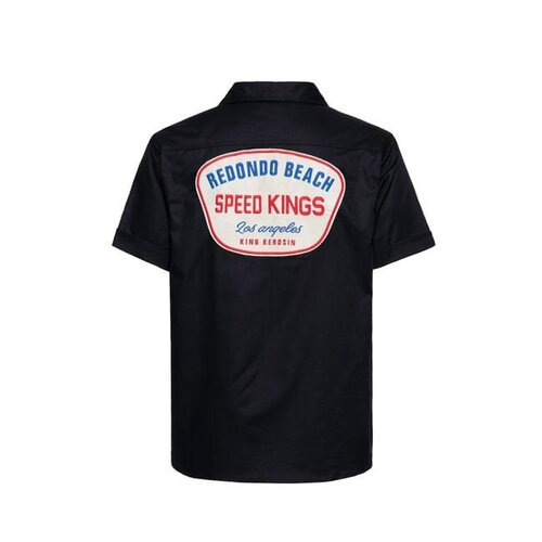 King Kerosin Redondo Beach werkshirt zwart