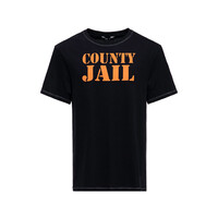 T-shirt noir de la prison du comté