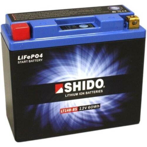Shido Batería de iones de litio LT14B-BS