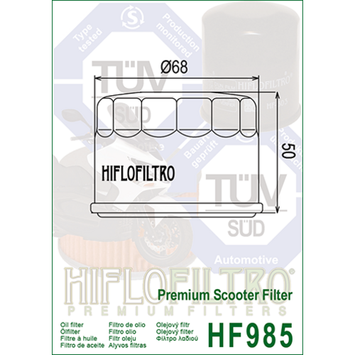 Hiflo Oil Filter HF985
