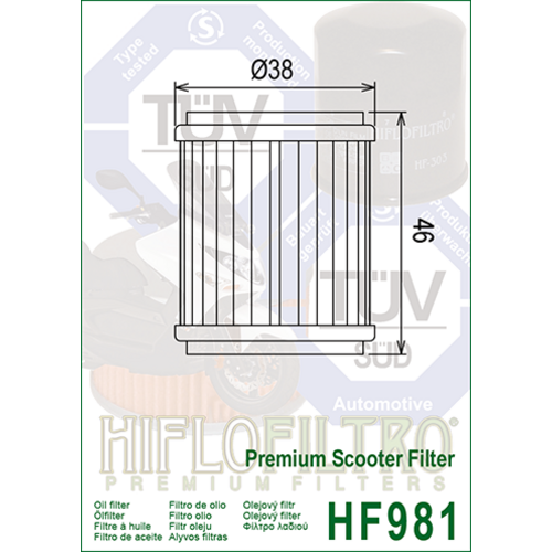 Hiflo Oil Filter HF981