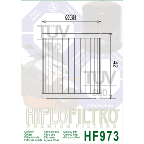 Hiflo Oliefilter HF973