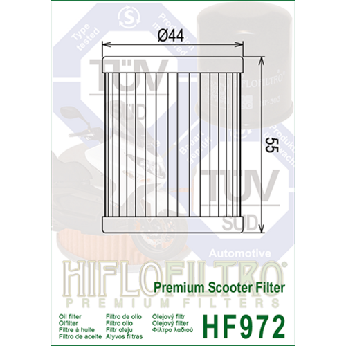 Hiflo Oliefilter HF972