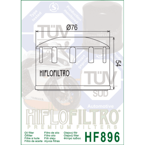 Hiflo Oil Filter HF896