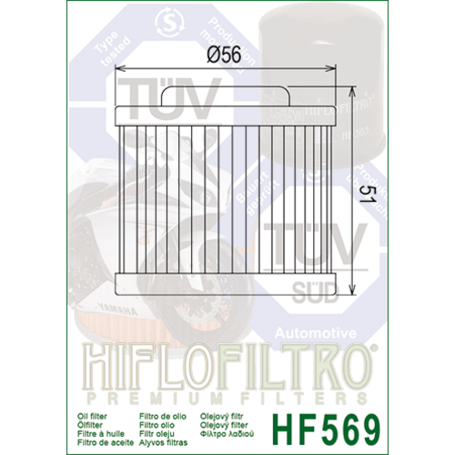 Hiflo Oliefilter HF569