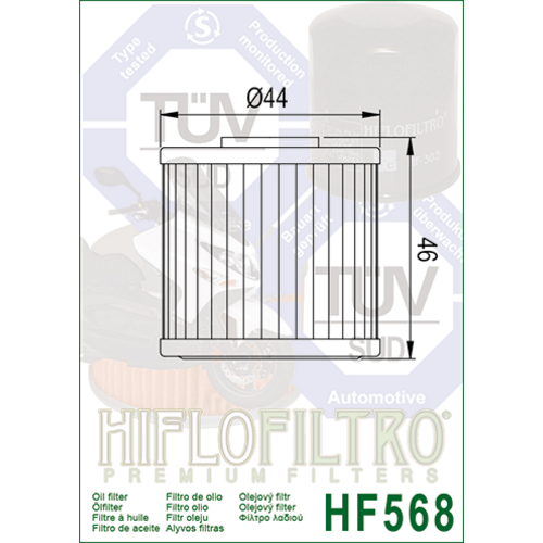 Hiflo Filtre à huile HF568