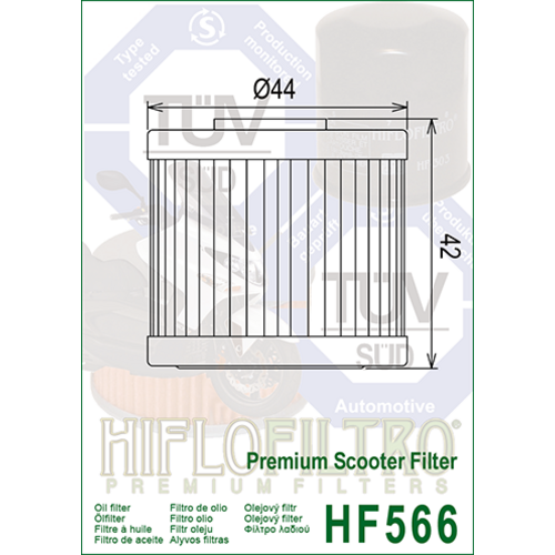 Hiflo Oil Filter HF566