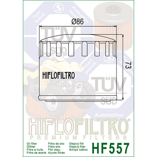 Hiflo Oil Filter HF557