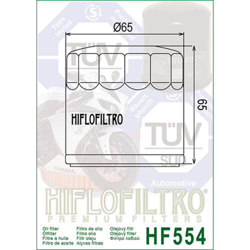 Hiflo Oliefilter HF554