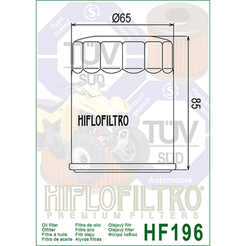 Hiflo Oliefilter HF196