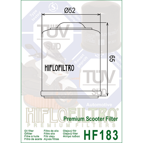 Hiflo Oliefilter HF183