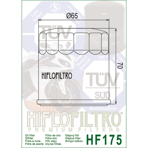 Hiflo Filtre à huile HF175
