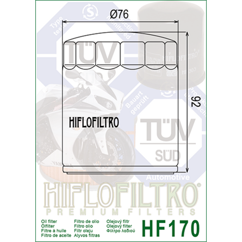 Hiflo Oil Filter HF170C