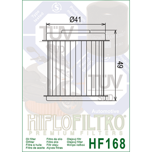 Hiflo Ölfilter HF168