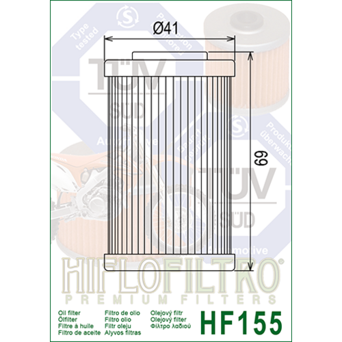 Hiflo Filtre à huile HF155