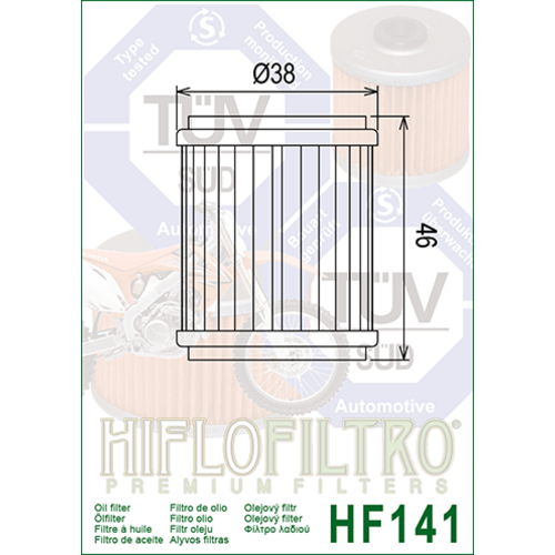Hiflo Oliefilter HF141