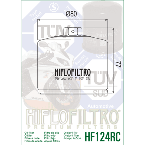 Hiflo Ölfilter HF124RC
