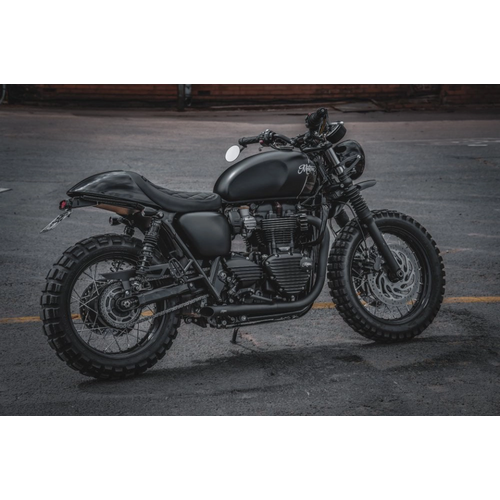 Motone Selle FASTBACK Café Racer - Noire