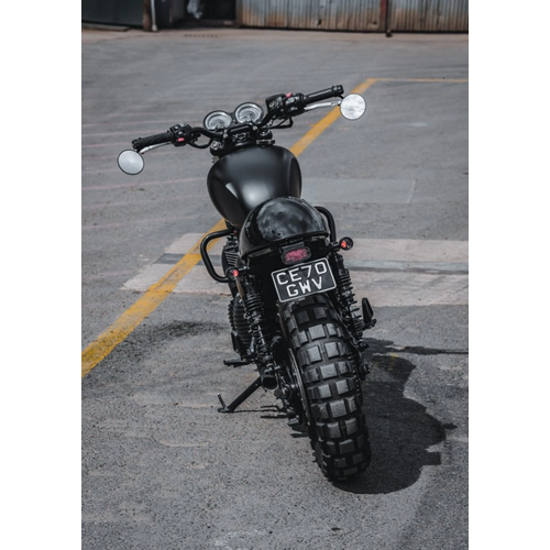 Motone FASTBACK Cafe Racer Sitzbank - Schwarz