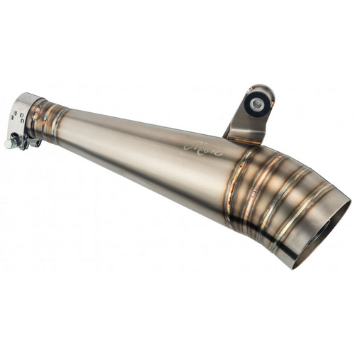 Motone ODIN | Exhaust System | Speed Twin / Thruxton | GP Style Race Cans (Optional Baffle)