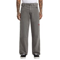 Double Knee Jeans Gray Wash Tinted