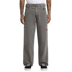 Double Knee Jeans Gray Wash Tinted