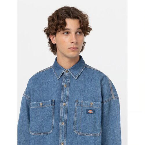 Dickies Camisa Houston clásica azul