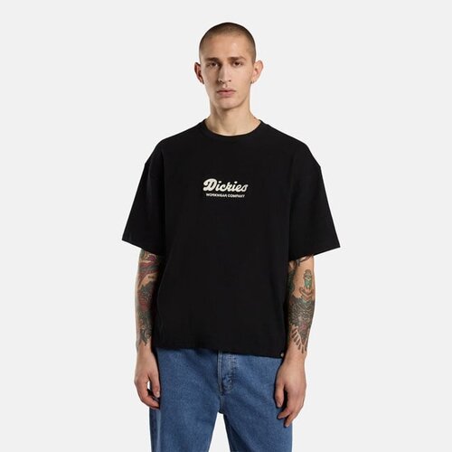 Dickies Lewistown Embro T-Shirt Schwarz