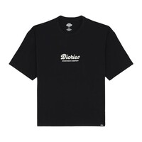 T-shirt Lewistown ricamata nera