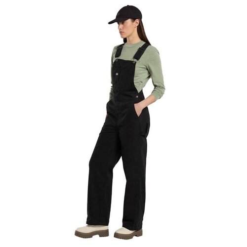 Dickies Losse canvas dames Tuinbroek zwart