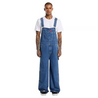 Lässige Jeans-Latzhose, klassisch blau