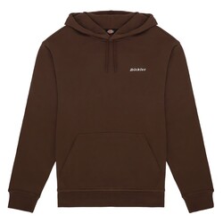 Sweat à capuche Loretto marron bois