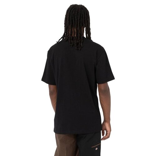 Dickies Camiseta Luray con bolsillo, color negro.