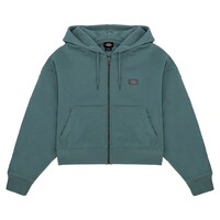 Sweat à capuche zippé Oakport pour femme, couleur Mer orageuse
