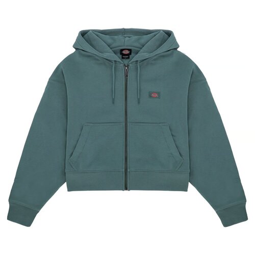 Dickies Oakport Damen-Kapuzenpullover mit Reißverschluss, Farbe: Stormy Sea
