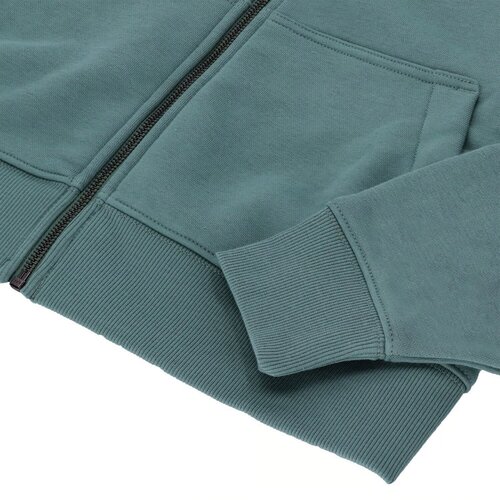 Dickies Oakport Damen-Kapuzenpullover mit Reißverschluss, Farbe: Stormy Sea